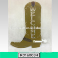 Hot Selling Metal Crafts Metal Boots with Welcome Sign Wall Decoration